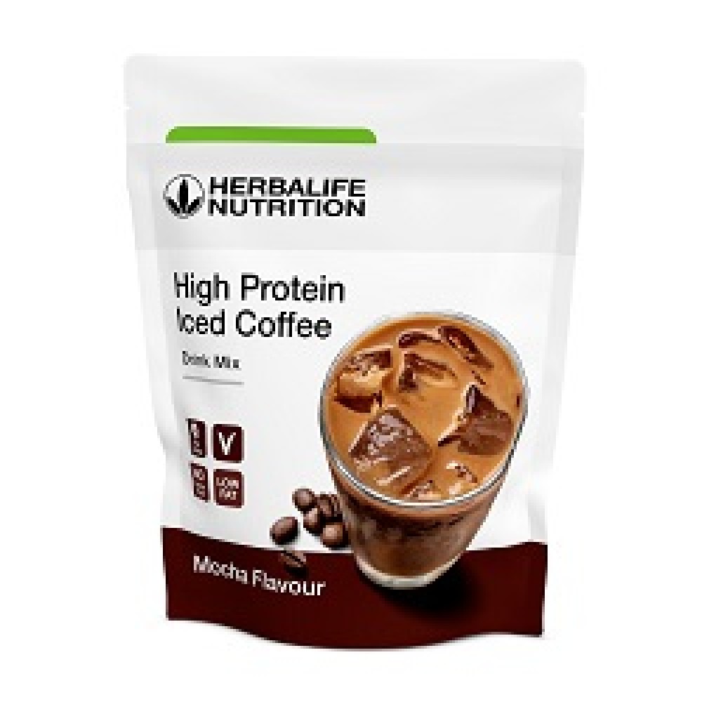 High Protein Iced Coffee Drink Mix Γεύση Mocha